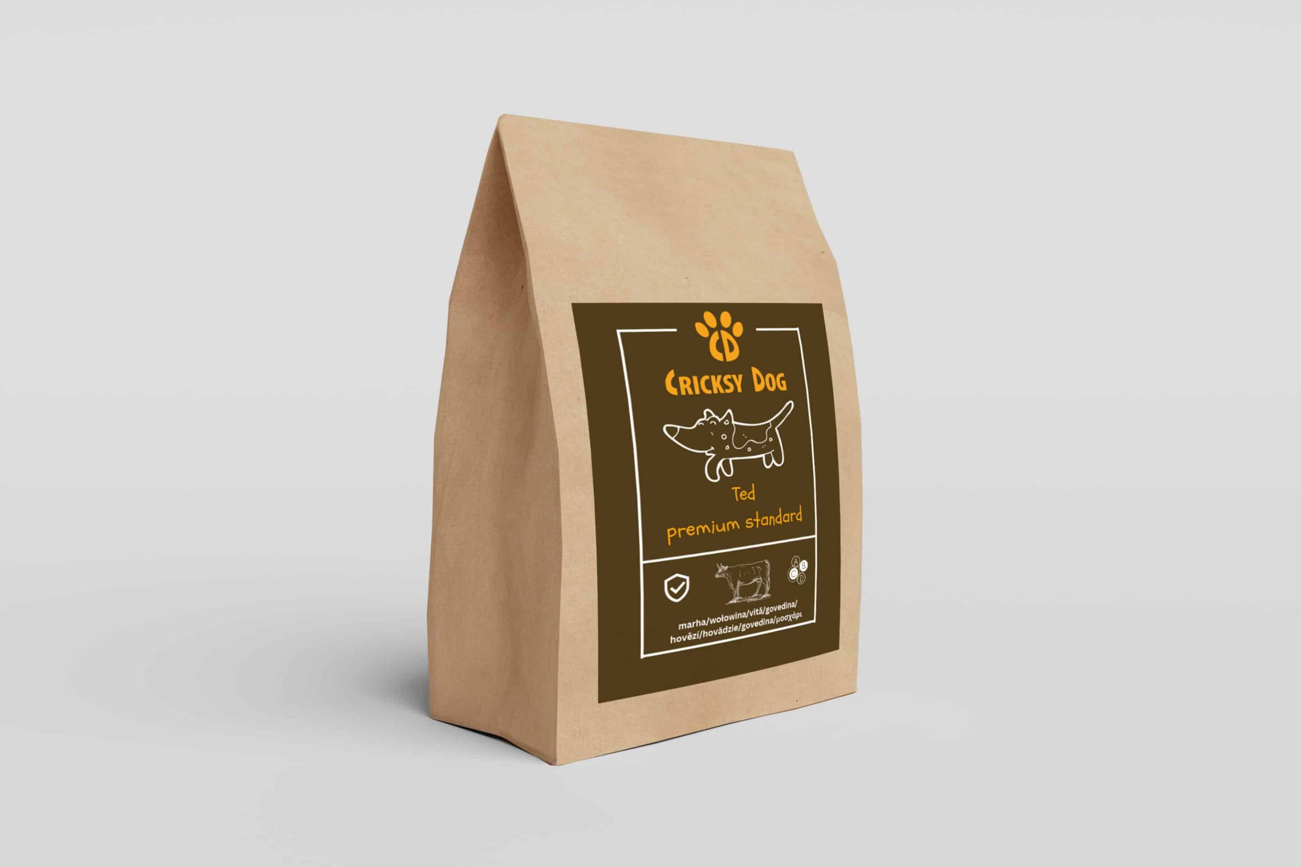 Ted suha hrana za pse od govedine