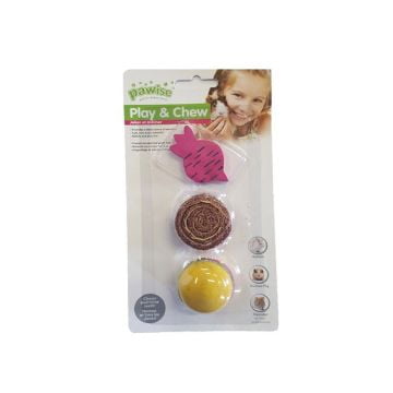 Pawise Wood'n loofah pretty toys - igračka za glodavce