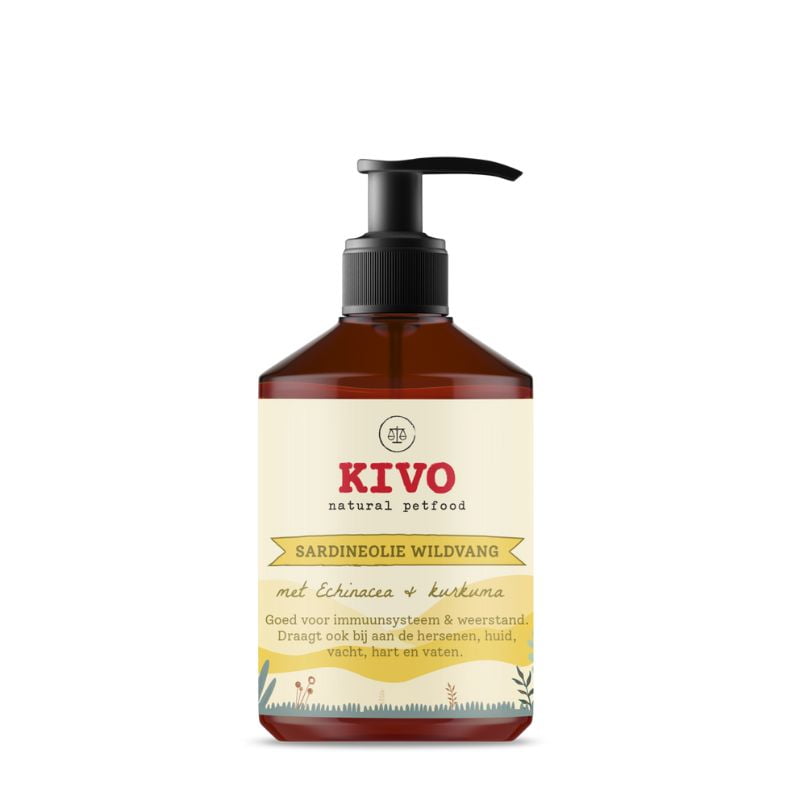 KIVO ulje sardine s kurkumom, 500ml