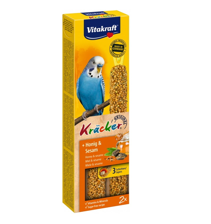 Vitakraft kreker za male papige, s medom i sezamom 2 kom 60 g